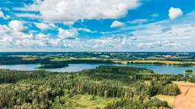 Mix zdjęć Mazur z lotu ptaka, sezon 2023 r. - zdjęcie 25