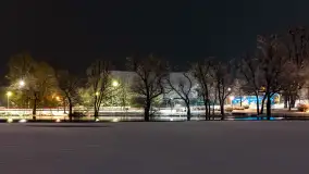 Zimowy Kętrzyn w nocy, styczeń 2024 r. - zdjęcie 18