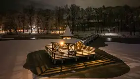 Zimowy Kętrzyn w nocy, styczeń 2024 r. - zdjęcie 20