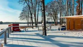 Stranda w mrozie i śniegu, styczeń 2024 r. - zdjęcie 15