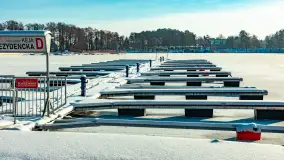 Stranda w mrozie i śniegu, styczeń 2024 r. - zdjęcie 5