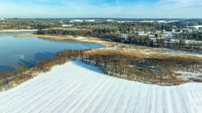 Różne miejsca na Mazurach na zimowych zdjęciach z drona, styczeń 2024 r. - zdjęcie 21