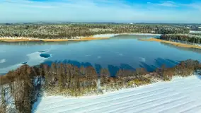 Różne miejsca na Mazurach na zimowych zdjęciach z drona, styczeń 2024 r. - zdjęcie 25