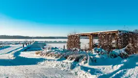 Jezioro Bełdany i Mazurski Raj w zimowej scenerii, styczeń 2024 r. - zdjęcie 30