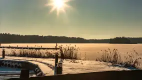 Jezioro Bełdany i Mazurski Raj w zimowej scenerii, styczeń 2024 r. - zdjęcie 33