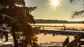 Jezioro Bełdany i Mazurski Raj w zimowej scenerii, styczeń 2024 r. - zdjęcie 38