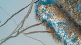 Bełdany, Piaski i Mazurski Raj z lotu ptaka, styczeń 2024 r. - zdjęcie 31