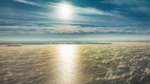 Zima nad jeziorem Dargin, styczeń 2024 r. - zdjęcie 3