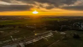 Zachód i rozlewiska przy Karolewie, luty 2024 r. - zdjęcie 40