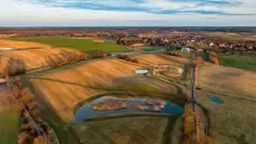 Zachód i rozlewiska przy Karolewie, luty 2024 r. - zdjęcie 21