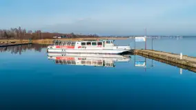 Późne popołudnie nad portami w Wilkasach, luty 2024 - zdjęcie 19