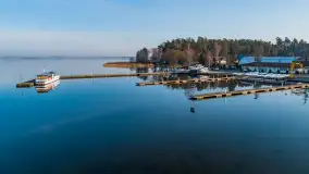 Późne popołudnie nad portami w Wilkasach, luty 2024 - zdjęcie 14