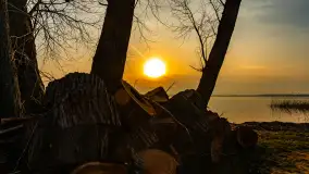 Zachód słońca nad Niegocinem, luty 2024 r. - zdjęcie 31