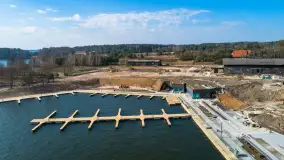 Nowy port nad jeziorem Święcajty w Koloni Rybackiej - zdjęcie 13