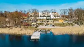 Mazury z drona przy jeziorze Kisajno, luty 2024 r. - zdjęcie 18