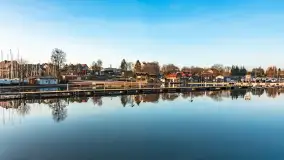 Porty w Wilkasach i jezioro Niegocin pod koniec lutego, 2024 r. - zdjęcie 8