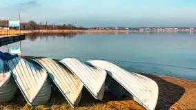 Porty w Wilkasach i jezioro Niegocin pod koniec lutego, 2024 r. - zdjęcie 16