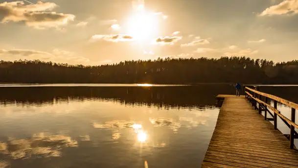 Jezioro Czarna Kuta i okolice, początek marca 2024 r. - zdjęcie 7
