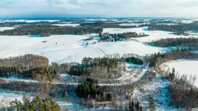 Mix ujęć z drona, zima i przedwiosnie, 2024 r. - zdjęcie 3