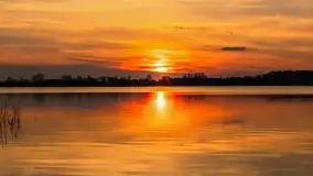 Zachód słońca nad jeziorem Tajty, marzec 2024 r. - zdjęcie 21