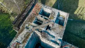 Śluza Leśniewo Górne na zdjęciach z drona, marzec 2024 r. - zdjęcie 9