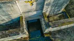 Śluza Leśniewo Górne na zdjęciach z drona, marzec 2024 r. - zdjęcie 19