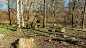 Jezioro Ublik Wielki i połączenie z Ublikiem Małym, marzec 2024 r. - zdjęcie 9