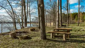 Jezioro Ublik Wielki i połączenie z Ublikiem Małym, marzec 2024 r. - zdjęcie 4