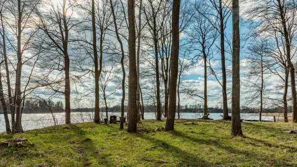 Jezioro Ublik Wielki i połączenie z Ublikiem Małym, marzec 2024 r. - zdjęcie 10