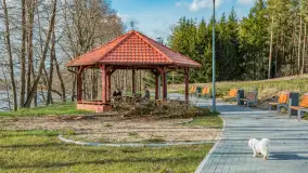 Wiosenny spacer nad jeziorem Wydmińskim, marzec 2024 r. - zdjęcie 7