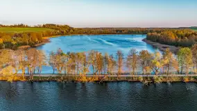 Zachód słońca nad jeziorem Salęt, kwiecień 2024 r. - zdjęcie 38