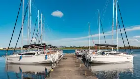 Słoneczne popołudnie w Marina Sośnica w Rynie, kwiecień 2024 r. - zdjęcie 21