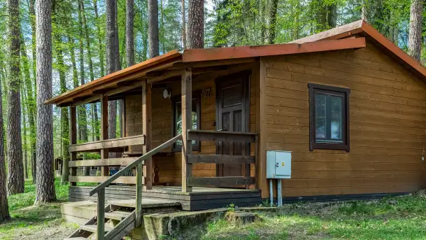 Zdjęcia: Atrakcyjne noclegi w domkach nad jeziorem Nidzkim: Ośrodek Wypoczynkowy Wodnik - zdjęcie 7