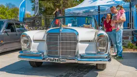 Zlot fanów Mercedesa, Giżycko, kwiecień 2024 r. - zdjęcie 12