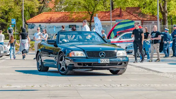 Zlot fanów Mercedesa, Giżycko, kwiecień 2024 r. - zdjęcie 2