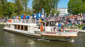 Rozpoczęcie sezonu 2024, parada jednostek pływających w Giżycku - zdjęcie 12