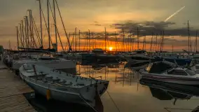 Wschód słońca nad jeziorem Niegocin, AZS Wilkasy, maj 2024 r. - zdjęcie 8