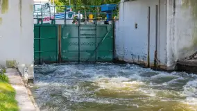 Śluza Guzianka I przed remontem, sierpień 2018 rok - zdjęcie 12