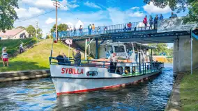 Śluza Guzianka I przed remontem, sierpień 2018 rok - zdjęcie 1