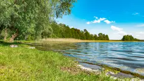 Plaża nad jeziorem Rydzówka pod koniec maja 2024 r. - zdjęcie 1