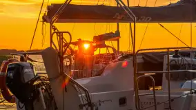 Zachód słońca w przystani Rajcocha, lipiec 2024 r. - zdjęcie 21