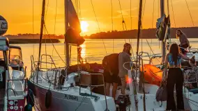 Zachód słońca nad jeziorem Święcajty, Ognisty Ptak, sierpień 2024 r. - zdjęcie 6