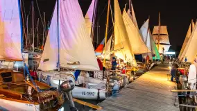 XXV Zlot Klubu Jacht Oldtimer, zdjęcia nocne, sierpień 2024 r. - zdjęcie 18