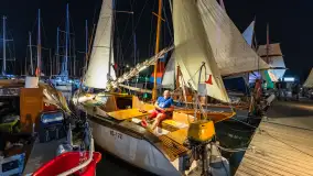 XXV Zlot Klubu Jacht Oldtimer, zdjęcia nocne, sierpień 2024 r. - zdjęcie 6