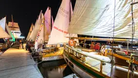 XXV Zlot Klubu Jacht Oldtimer, zdjęcia nocne, sierpień 2024 r. - zdjęcie 15