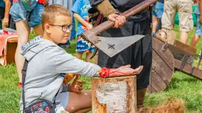 Festiwal Kultury Średniowiecza Masuria 2024, fotorelacja - zdjęcie 40