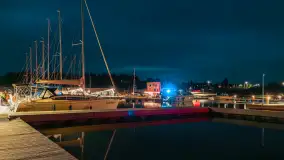 Przystań Nautica nocą, wrzesień 2024 r. - zdjęcie 11