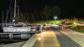 Przystań Nautica nocą, wrzesień 2024 r. - zdjęcie 48