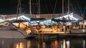 Przystań Nautica nocą, wrzesień 2024 r. - zdjęcie 44