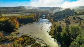 Mgły nad mazurskimi polami i łąkami, październik 2024 r. - zdjęcie 17